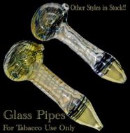 4 inch single blown glass pipe tp184L