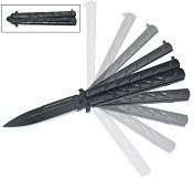 black twist butterfly knife 12315bk