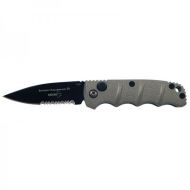 Boker Mini Magnum 73 Grey Automatic Knife Black Serrated