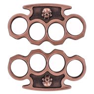 Vampire Skull Brass Knuckles Paperweight Coppe