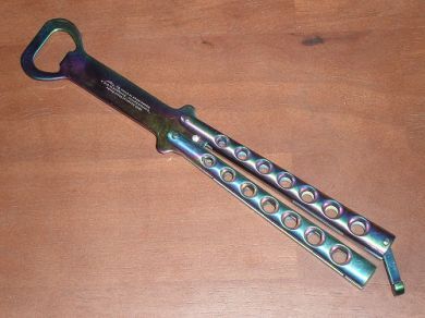 butterfly bottle cap opener rainbow bp5